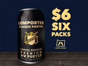Lompoc Brewing throws Lomporter $6 six pack party on Friday, October 13, 2017